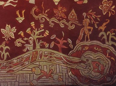 El mural de Tepantitla en Teotihuacan