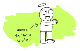 Quiere echar a volar